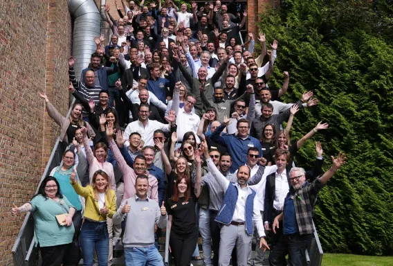 Group photo of Rubio Monocoat employees