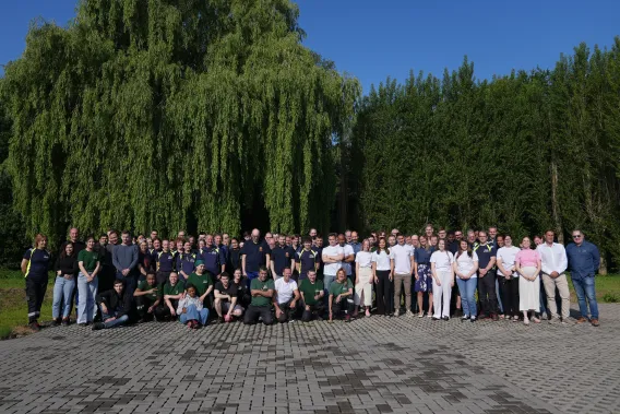 Group photo of Rubio Monocoat employees
