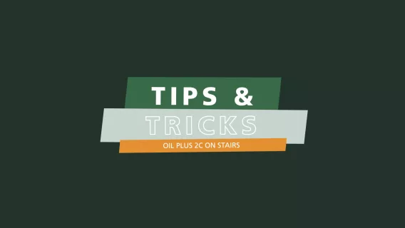 Video about application of Oil Plus 2C on stairs