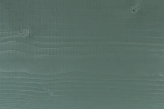 Oiled wood swatch of WoodCream - Forest Green - on pine