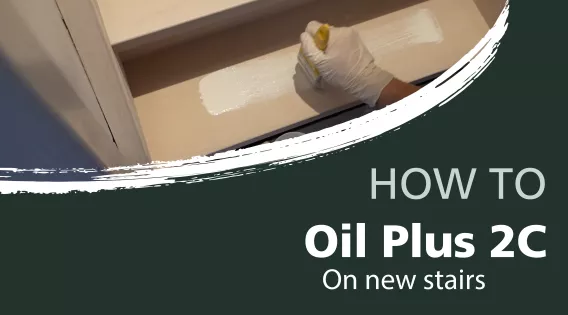 Video about application of Oil Plus 2C on stairs